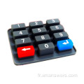 Keycaps personnalisés en caoutchouc de silicone ABS boutons en plastique clavier